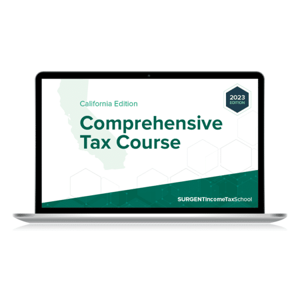 2023 CA Comprehensive Tax Course